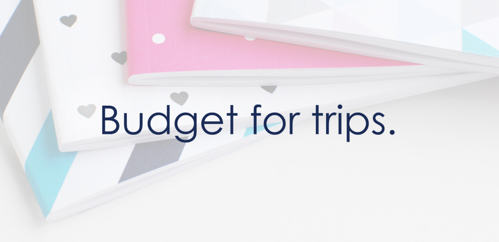Budget for trips.