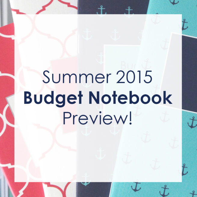 Budget Notebook Preview
