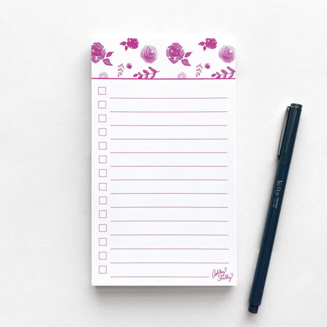 ashley-shelly-to-do-list-pad-magenta-floral