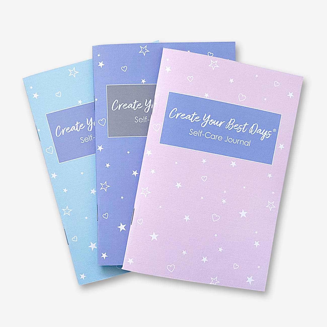 Create Your Best Days Self-Care Journal Set (3): Cotton Candy