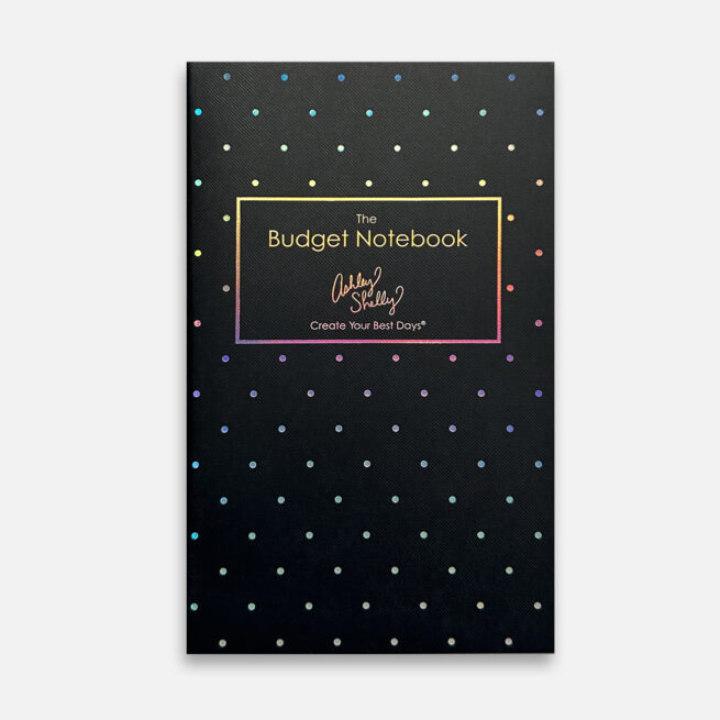 2025-ashley-shelly-budget-notebook-black-holofoil-dot