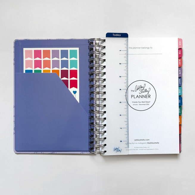 2026 Ashley Shelly Planner: Signature Weekly Horizontal - 10 Year Special Edition Icons - Image 2